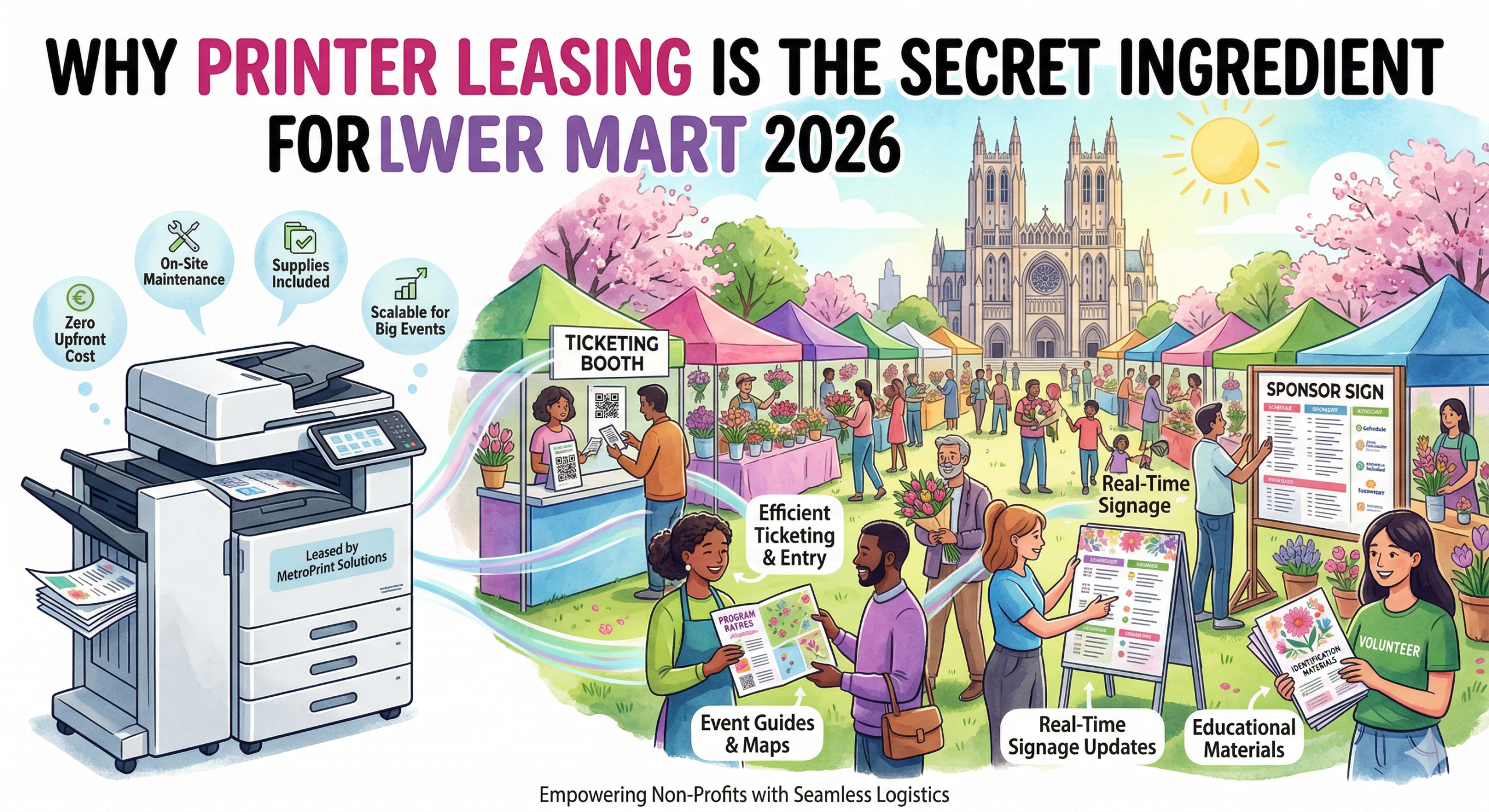 Read more about the article Blooming with Efficiency: Why Printer Leasing is the Secret Ingredient for Flower Mart 2026